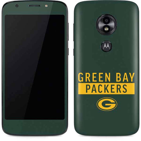 NFL Green Bay Packers Green Performance Series Moto E5 Play Skin